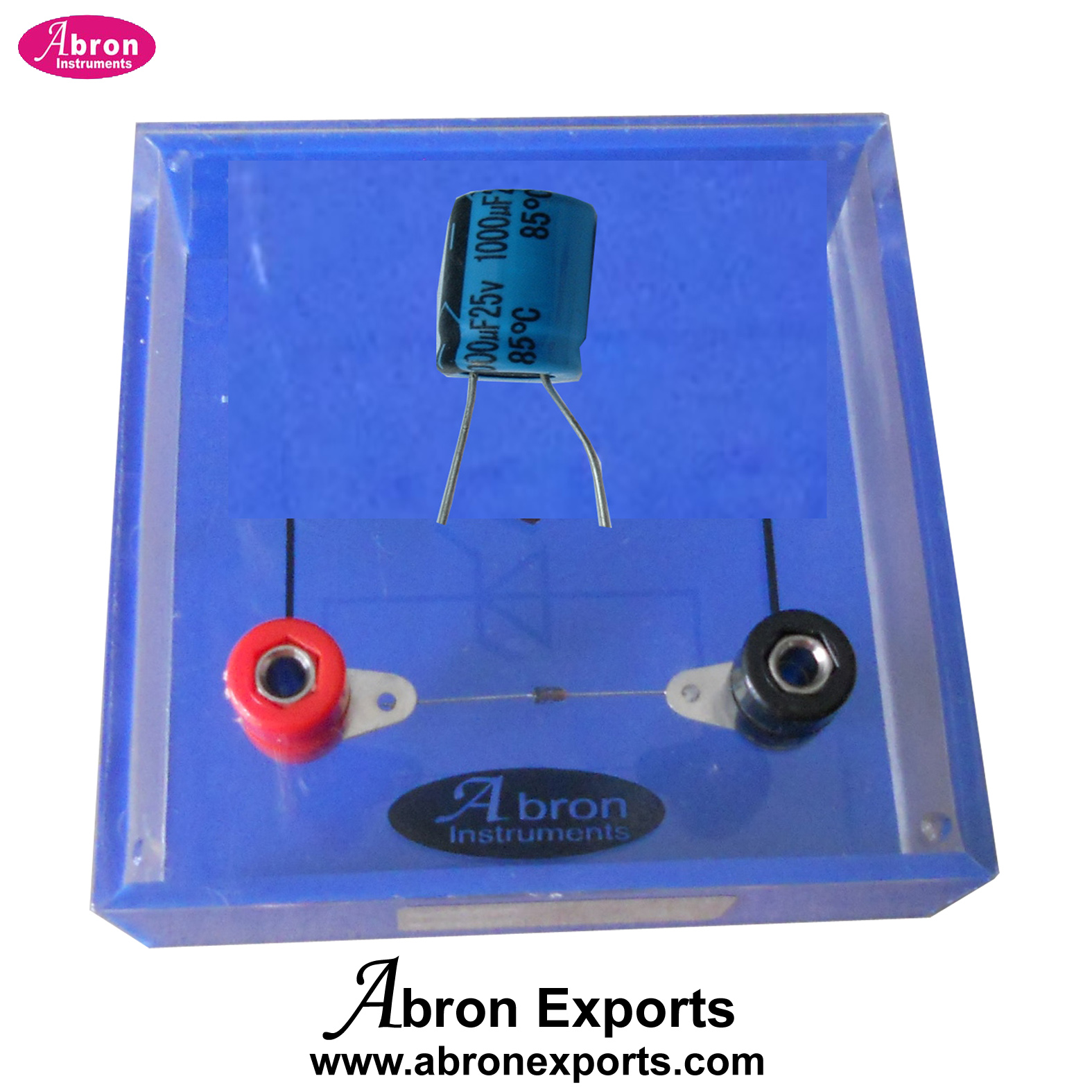 Condenser Electrolytic With Sockets Terminal for Charging Dischargig Trainer Abron AE-1220S 
